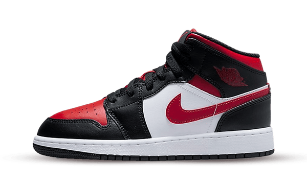 Air Jordan 1 MID Bred Toe Alternate Bred GS