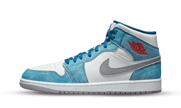 Air Jordan 1 MID 'French Blue Fire Red' - Sneakr Avenue