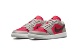 Air Jordan 1 LOW ‘Light Iron Ore Siren Red’ (W) - Sneakr Avenue